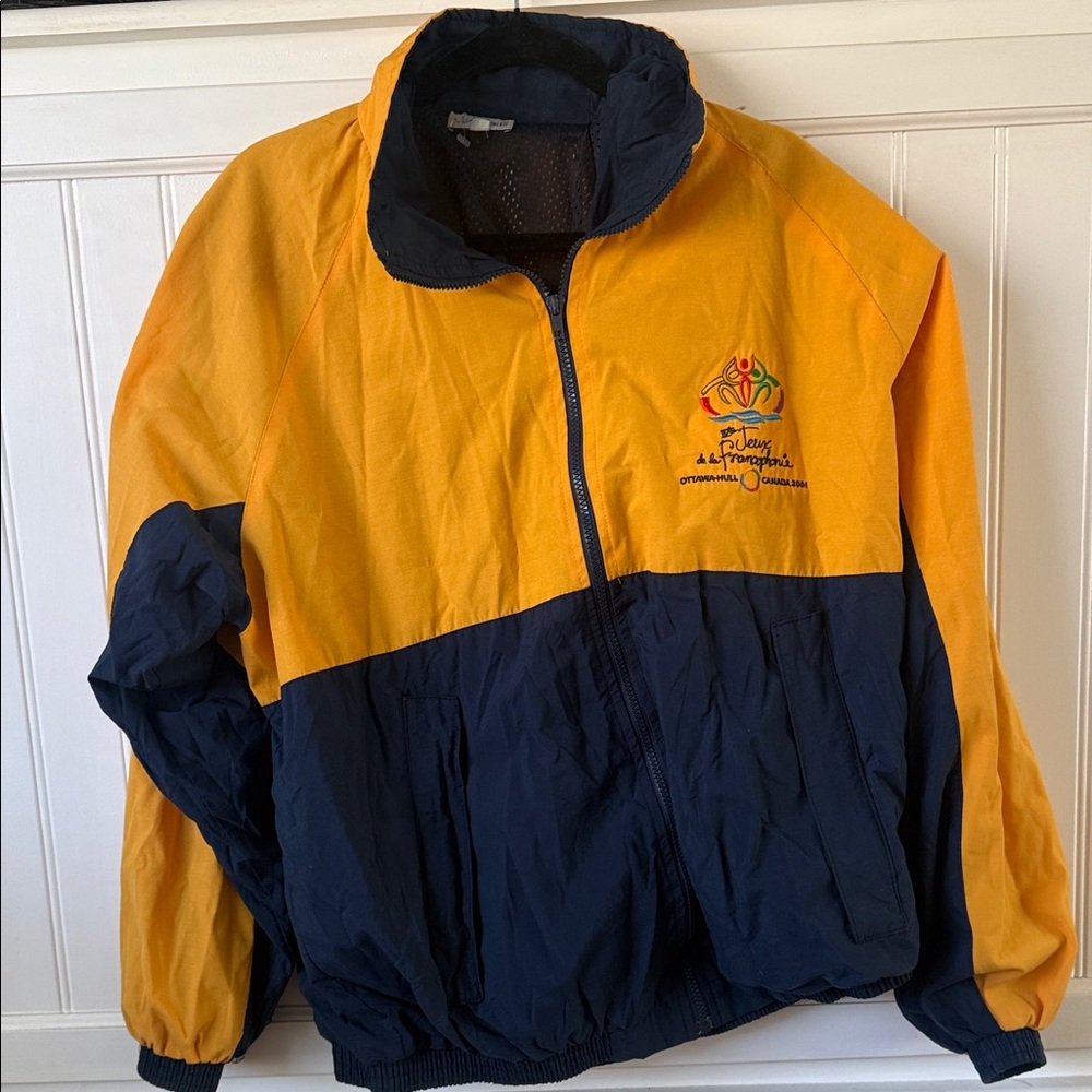 Yellow and Navy Olympic Jacket